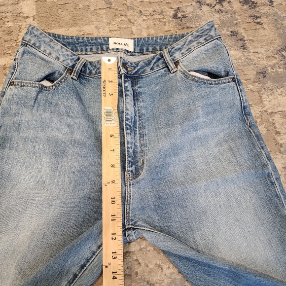 Rolla's Eastcoast High-Rise Flare Jeans Medium Wash Women's size 32 - Picture 4 of 16
